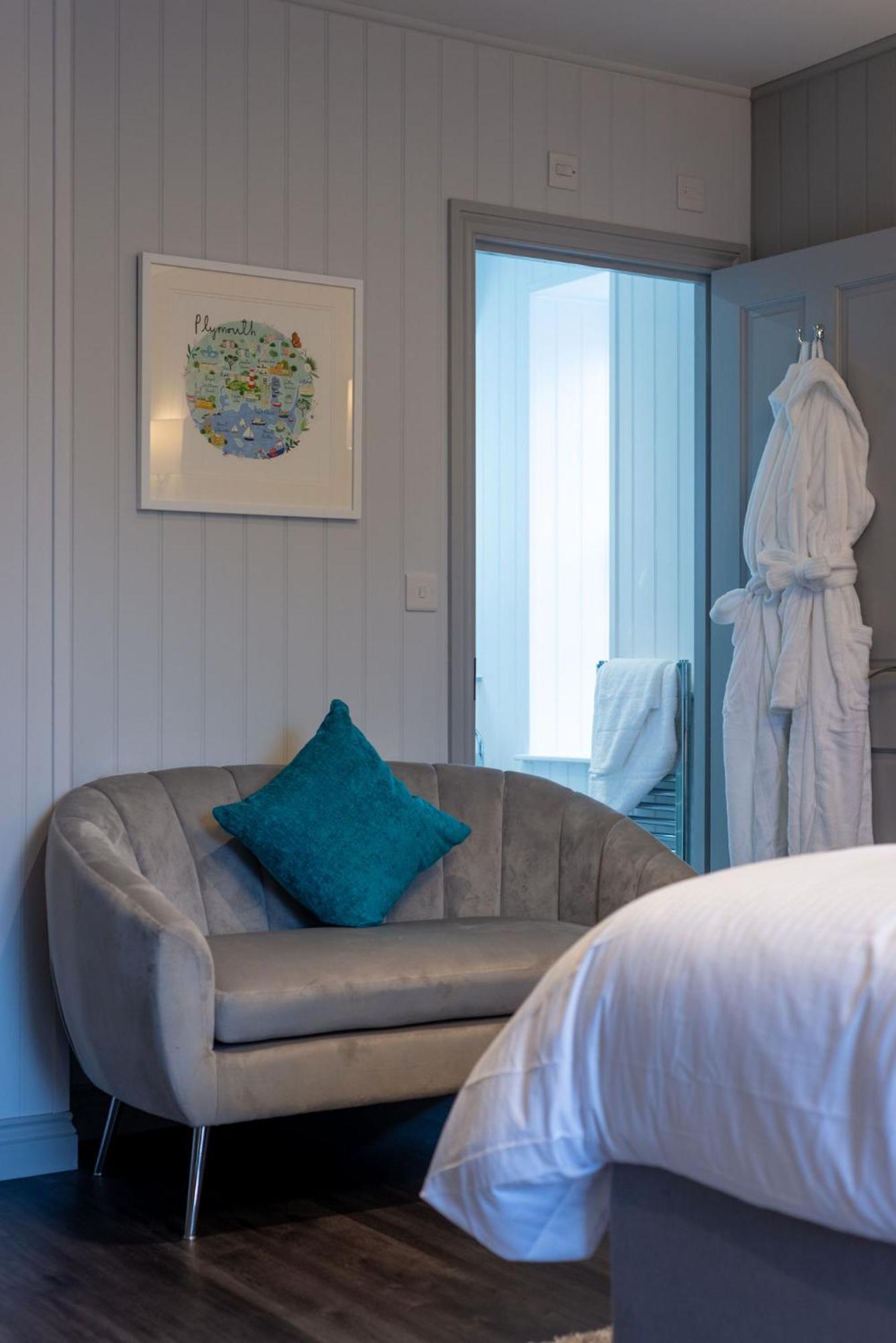 The Three Crowns B&B Plymouth Kamer foto